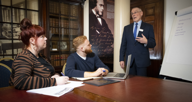 A course in the lister room